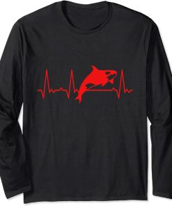 Heartbeat Orca Long Sleeve T-Shirt