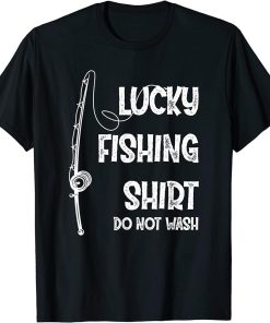 The Lucky Fishing Design T-Shirt