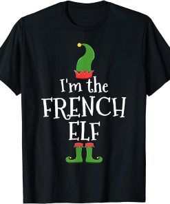 French Elf Costume for Matching Family Christmas Group T-Shirt